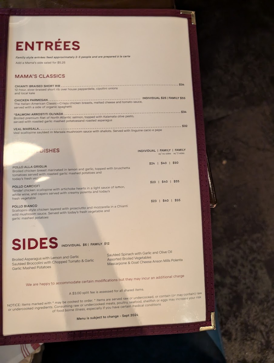 Mama Ricotta's Menu - Image 6